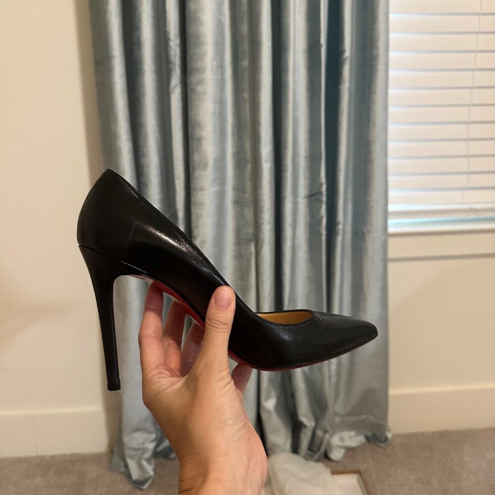 Christian Louboutin Pigalle 100 Nappa Shiny Black size 40 - Picture 15 of 16